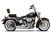 Bassani Exhaust  Firesweep Exhaust w/ Turnout Ends for '86-11 Softail Chrome