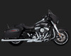 Vance & Hines 4 inch Monster Rounds for '95-16 Harley Davidson Touring Models - Chrome