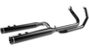 Khrome Werks Exhaust 2-into-2 Systems for '09-16 Harley Davidson Touring Models - Black