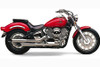 Cobra Deluxe  Slash-Cut Exhaust  for V-Star 1100 '99-up