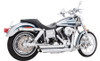 Freedom Performance Exhaust Amendment Slash Cut for Dyna'91-05 -Chrome