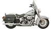 Bassani Power Curve True-Dual Crossover Header Pipes for '07-17 FXST/FLST - Chrome