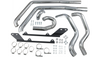 Bassani Power Curve True-Dual Crossover Header Pipes for '07-17 FXST/FLST - Chrome