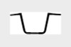 L.A. Choppers 13 inch Big Twin Peaks Ape Hangers - 1.25 inches for H-D Models without Fairing -Black