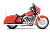 Rinehart Racing Slip-on Mufflers for '95-16 Harley Davidson Touring Models 4 inch Chrome w/ Chrome End Caps