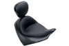 Mustang Wide Vintage Solo Seat with Backrest