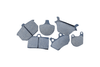 EBC Brake Pads FRONT/REAR Kevlar® Pads for '08-12 FLHT/FLHR/FLTR/FLHX & '09-12 H-D FL Trike-Pair OEM# 41854-08