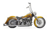 Bassani True Duals for '07-17 Softails -33" Long Fishtail Mufflers -No Baffles