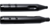 S&S Cycle MK45 4.5 inch Slip On Mufflers for '17-Up FL Touring Models - Black with Black Thruster Tips