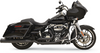 Bassani True Dual Down Under for 2017-Up Harley Davidson Touring - Black  (Uses '95-16 Mufflers Sold Separately)