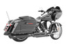 Freedom Performance Exhaust Union 2-Into-1 for '17-Up Harley Davidson Touring  Models - Black w/ Black End Caps