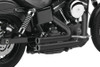 Cobra 909 2-Into-2 Exhaust Systems for '06-11 FXD/FXDWG -Black