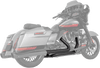 Freedom Performance True Dual Right Side Tuck and Under Headers for '17-Up Harley Davidson FL Models - Black