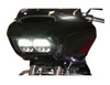 Custom Dynamics Windshield Trim with Turn Signals for Harley Davidson FLTRX Models '15-Up - Black