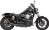Bassani Road Rage II Mega Power System for '91-17 Harley Davidson Dyna Models (except FLD) - Black
