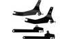Cobra Detachable Sissy Bar Kit for 06-17 Dyna and Dyna Wide Glide models - Black