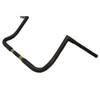 L.A. Choppers Twin Peaks 1.25 inch Handlebars for '96-23 FLHT and FLHX Models -12 inch Matte Black