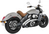 Freedom Performance Exhaust Radical Radius System for Indian Scout Models '15-24 (Select Finish)