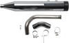 S&S Cycle Sidewinder 2-1 Exhaust System for Harley Davidson FL Models '17-24 - Chrome with Black End Cap (50 State EPA Compliant )
