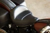 Mustang Touring Solo Seat for '18-Up Harley Davidson Heritage Classic FLHC and '18-20 Deluxe FLDE Models - Gun Metal Gray Triple Stitch