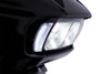 Ciro Fang LED Headlight Bezels for 15-23 Harley Davidson Road Glide Models (Chrome or Black) Pair