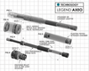 Legend Axeo Front Suspension for '14-16 Harley Davidson Touring Models - Standard