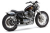 Cobra El Diablo 2 into 1 Exhaust for '86-03 Harley Davidson Sportster Models - Chrome