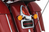 Kuryakyn L.E.D. Curved License Plate Frame with Mount for '14-Up Indian Touring Models (except Scout, '19 Chieftain, Chieftain Dark Horse & Chieftain Limited)