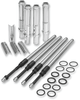 S&S Cycle Quickee Pushrods with Covers for '99-17 Harley Davidson Twin Cam and '91-Up Sportster - Chrome