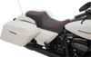 Drag Specialties Predator III Seats for '08-Up Harley Davidson Touring Models - Smooth or Diamond Cut (Black, Silver, or Red Stitching)