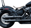S&S Grand National Mufflers for '18-Up Harley Davidson Softail Models - Black (Click for Fitment)