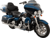 Klock Werks FLARE Low Windshield for '14-23 Harley Davidson FLHT/FLHX/FL Trike Models 4 inch - Black Smoke (Old Style Fairing)