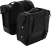 Burly Brand Throwover Saddlebags -  Black