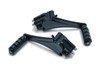 Kuryakyn Adjustable Passenger Pegs for '10-Up Harley-Davidson Touring Models Gloss Black