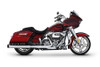 Rinehart Racing 4 inch DBX40 Slip On Mufflers for '95-16 Harley Davidson Touring Models (Choose Finish)