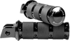 Performance Machine XLS Front Foot Pegs for '18-Up Harley Davidson Softail Models - Black