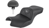 Saddlemen Heated Roadsofa CF Seat with Driver's Backrest for '20-23 Indian Challenger/Pursuit