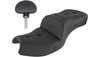 Saddlemen Heated Roadsofa PT Seat with Driver Backrest for '20-23 Indian Challenger/Pursuit Models