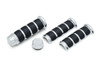 Kuryakyn ISO-Grips for '08-23 Harley-Davidson Touring Models with Heated Grips - Chrome or Black