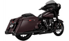 Vance & Hines Torquer 450 Slip On Mufflers for '17-Up Harley Davidson Touring - Black