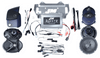 J&M ROKKER XXR EXTREME 800w 4-Spkr/Amp Install Kit for 14-21 Harley Davidson FLHT/FLHX Models