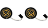 Custom Dynamics Front Genesis 4 Solid Amber/White (Halo Free) LED Turn Signal Inserts for CVO Models