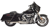 Bassani Road Rage II 2-Into-1 Mid-Length Exhaust System for '17-Up Harley Davidson M-8 Touring - Chrome