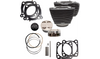 S&S Cycle 131" Stroker Cylinder and Piston Kit with Highlighted Fins for Harley Davidson M-8