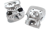 S&S Cycle Super Stock 79cc Cylinder Head Kit for '06-16 Harley Davidson Twin Cam Engines - Silver Powder Coat