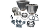 S&S Cycle Hooligan Kit 1200cc to 1250cc for '00-21 Harley Davidson Sportster Models - Silver