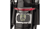 Ciro Latitude Lightstrike Taillights with License Plate Holder for '14-23 Harley Davidson Touring - Chrome/Red Lens