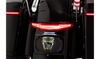 Ciro Latitude Lightstrike Taillights with License Plate Holder for '14-Up Harley Davidson Touring - Black/Red Lens