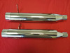 Dean Speed Rampage Mufflers for '22-Up Indian Chief - Polished