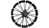 Coastal Moto 21"x3.25" Forged Front Wheel for '08-Up Harley Davidson Touring Models - Dual Disc/w ABS - Fuel Black Cut